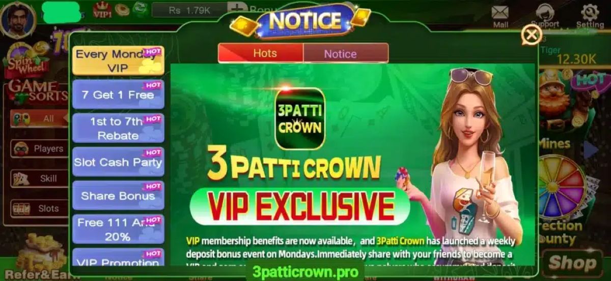 3 patti Crown download for smartphone