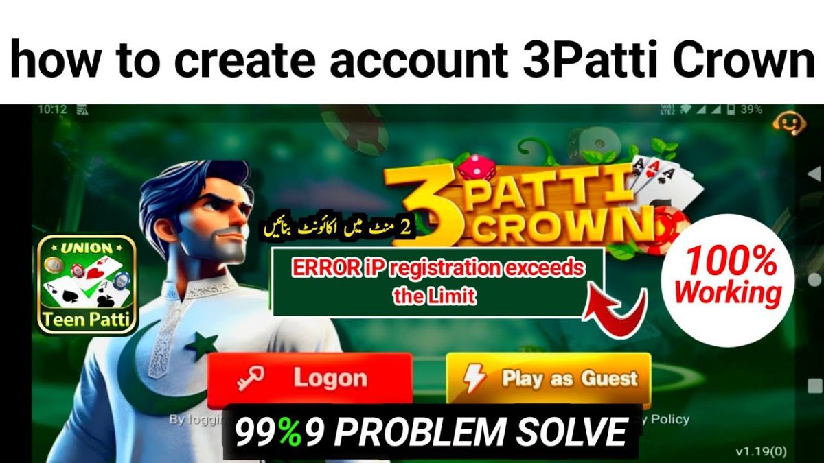 3 patti crown login free