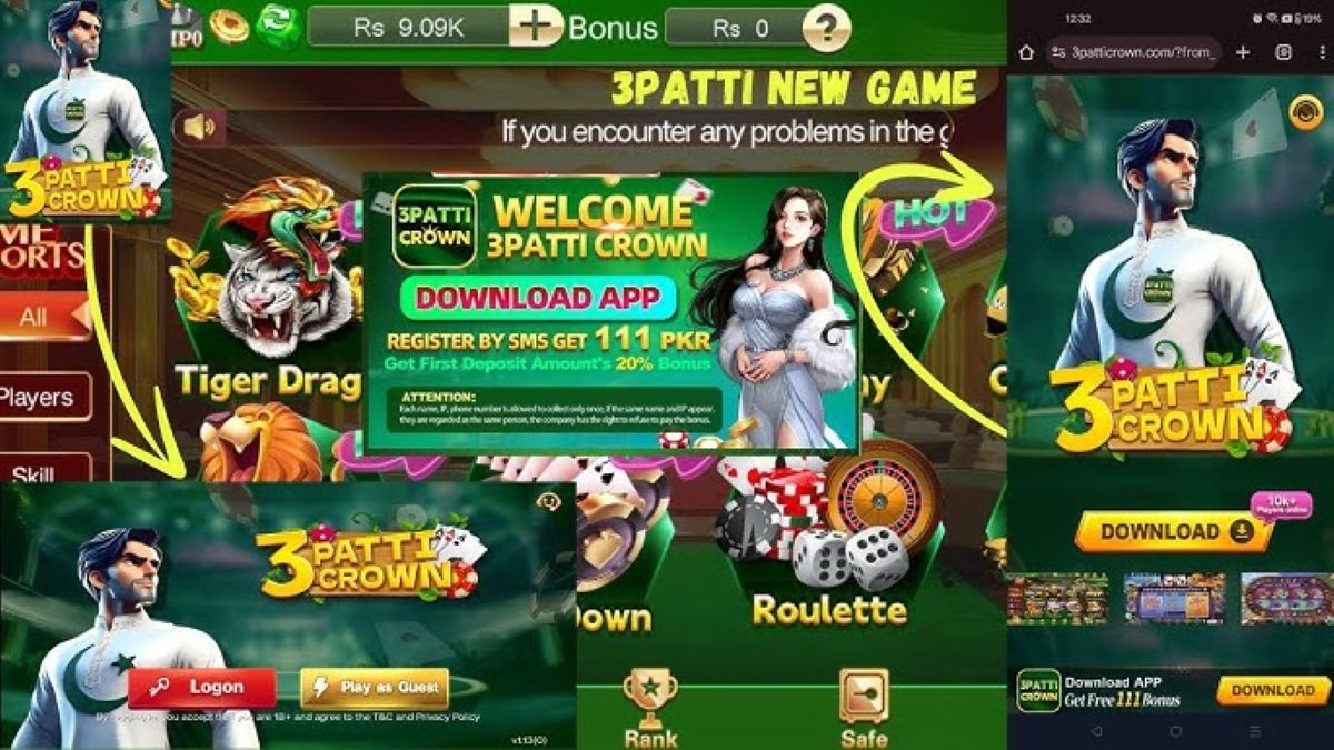 3 patti crown pakistan online game play
