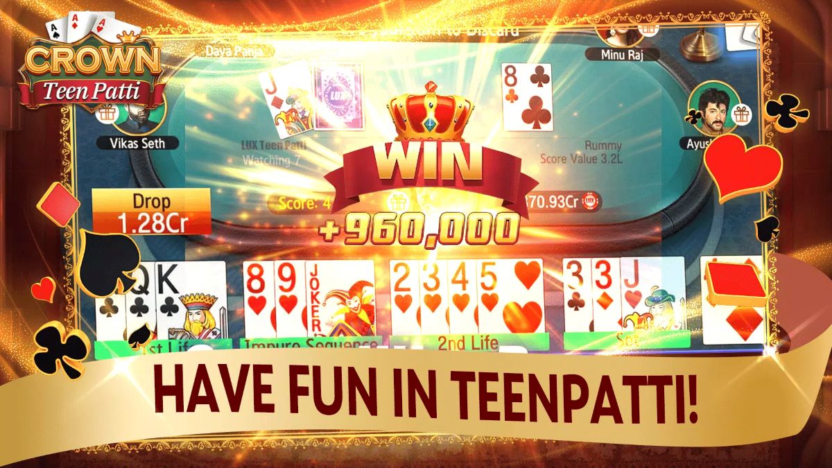 Teen patti Crown app download